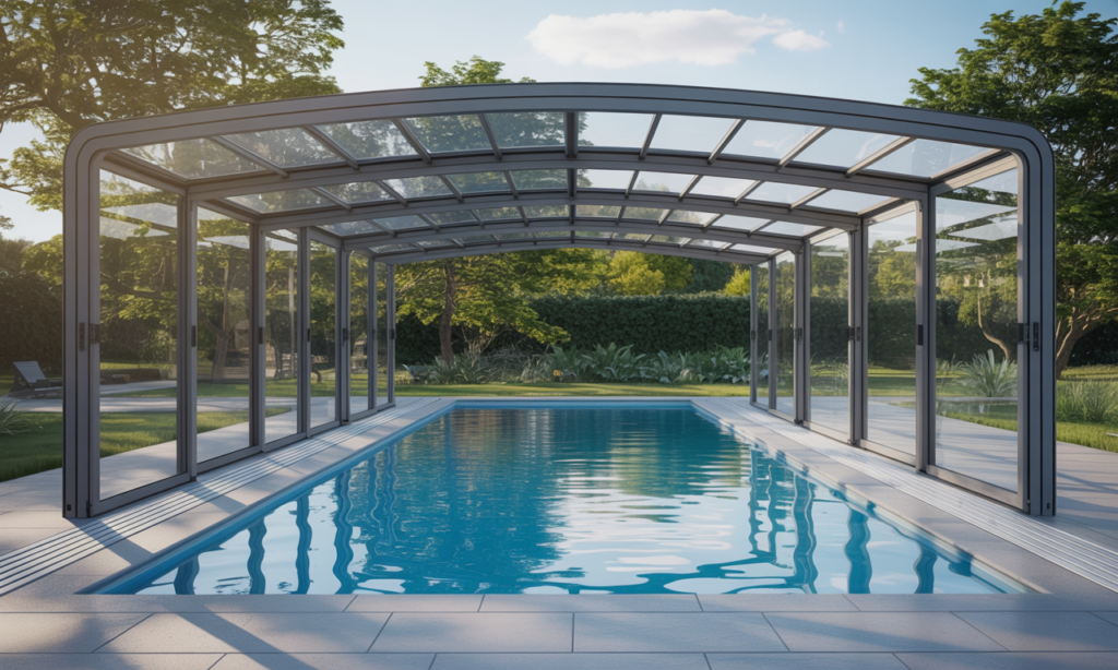découvrez les abris de piscine automatiques et les systèmes innovants pour sécuriser et protéger votre piscine avec style et efficacité.